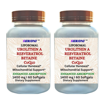 Nikoni Liposomal Urolithin-A Supplement 1400mg Softgels