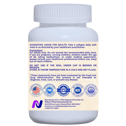 Nikoni Akkermansia Muciniphila GLP-1 Probiotic Softgels for Women & Men