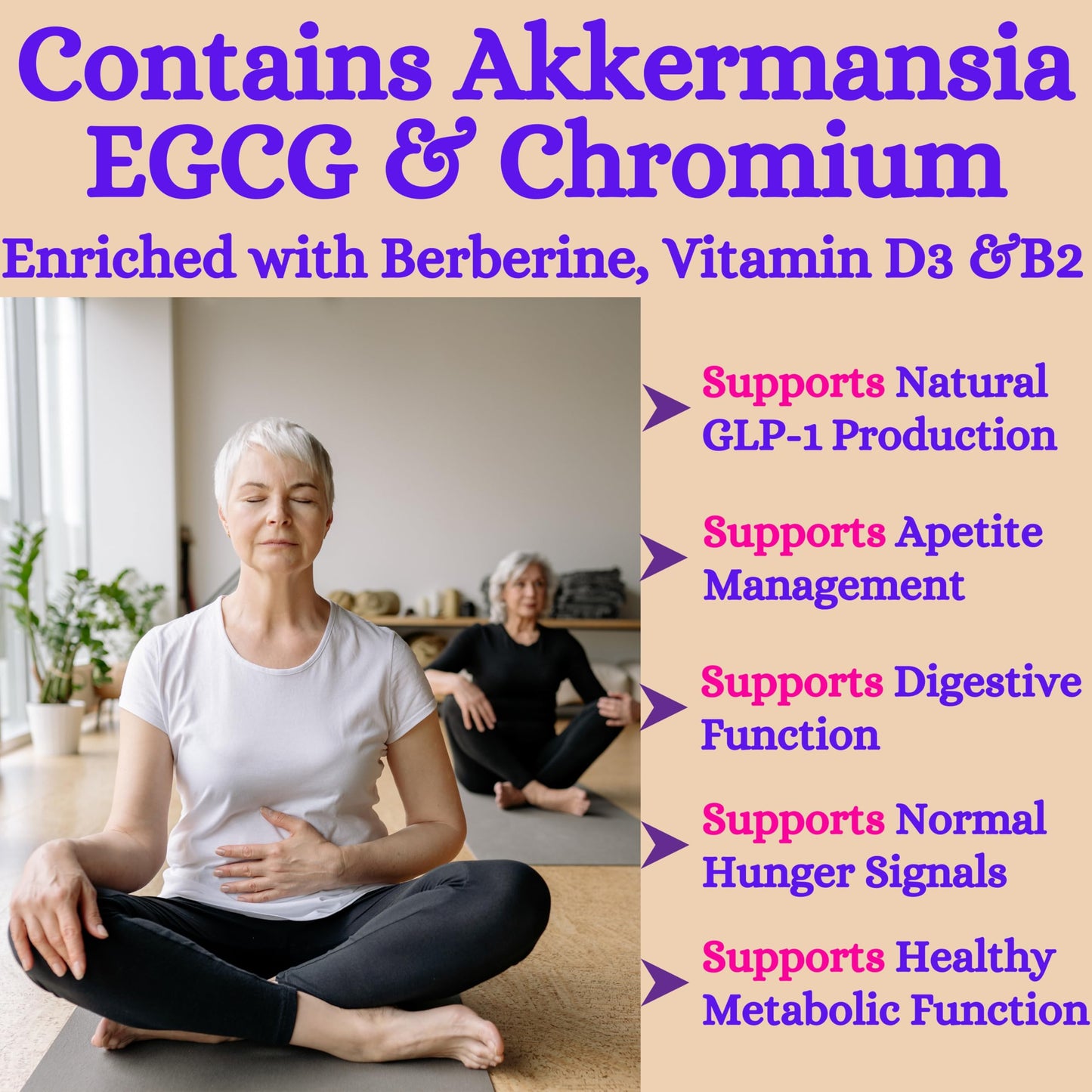 Nikoni Akkermansia Muciniphila GLP-1 Probiotic Softgels for Women & Men