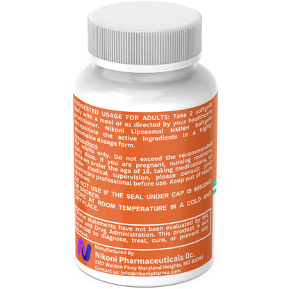 Nikoni Vegan Liposomal Immune Support Softgels – 18-in-1 Formula with Vitamin C, Zinc, Vitamin D3, Echinacea, Elderberry & Curcumin Vegan Softgels