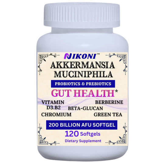 Nikoni Akkermansia Muciniphila GLP-1 Probiotic Softgels for Women & Men