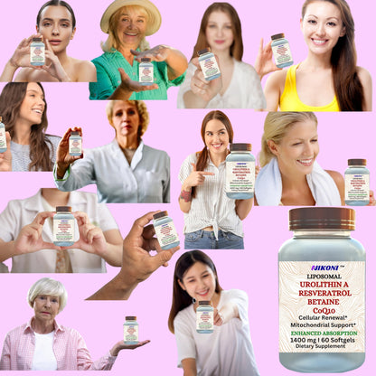 Nikoni Liposomal Urolithin-A Supplement 1400mg Softgels