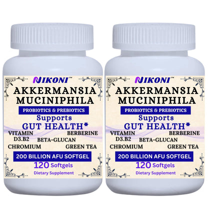 Nikoni Akkermansia Muciniphila GLP-1 Probiotic Softgels for Women & Men
