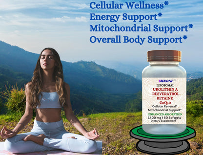 Nikoni Liposomal Urolithin-A Supplement 1400mg Softgels